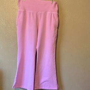 PINK Victoria's Secret  L Casual Pants Sweat Pants pockets wide waistband